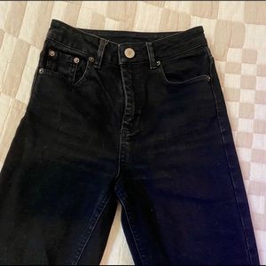 Petite Highwaist Black Jeans